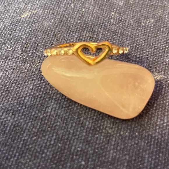 Heart Gold MIDI Ring - Picture 2 of 5